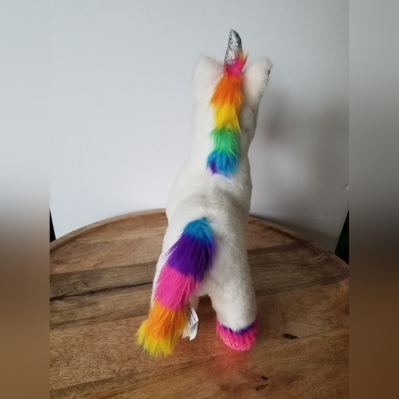 Build a Bear Rainbow Unicorn Stuffed Animal - Picture 3 of 5
